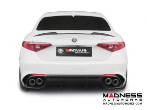 Alfa Romeo Giulia Performance Exhaust - 2.9L QV - REMUS - Axle Back - Polished Straight Cut Tips
